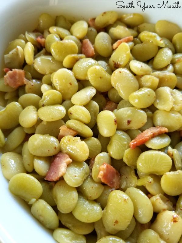  One bite of these southern-style lima beans and you'll be transported to grandma's porch.