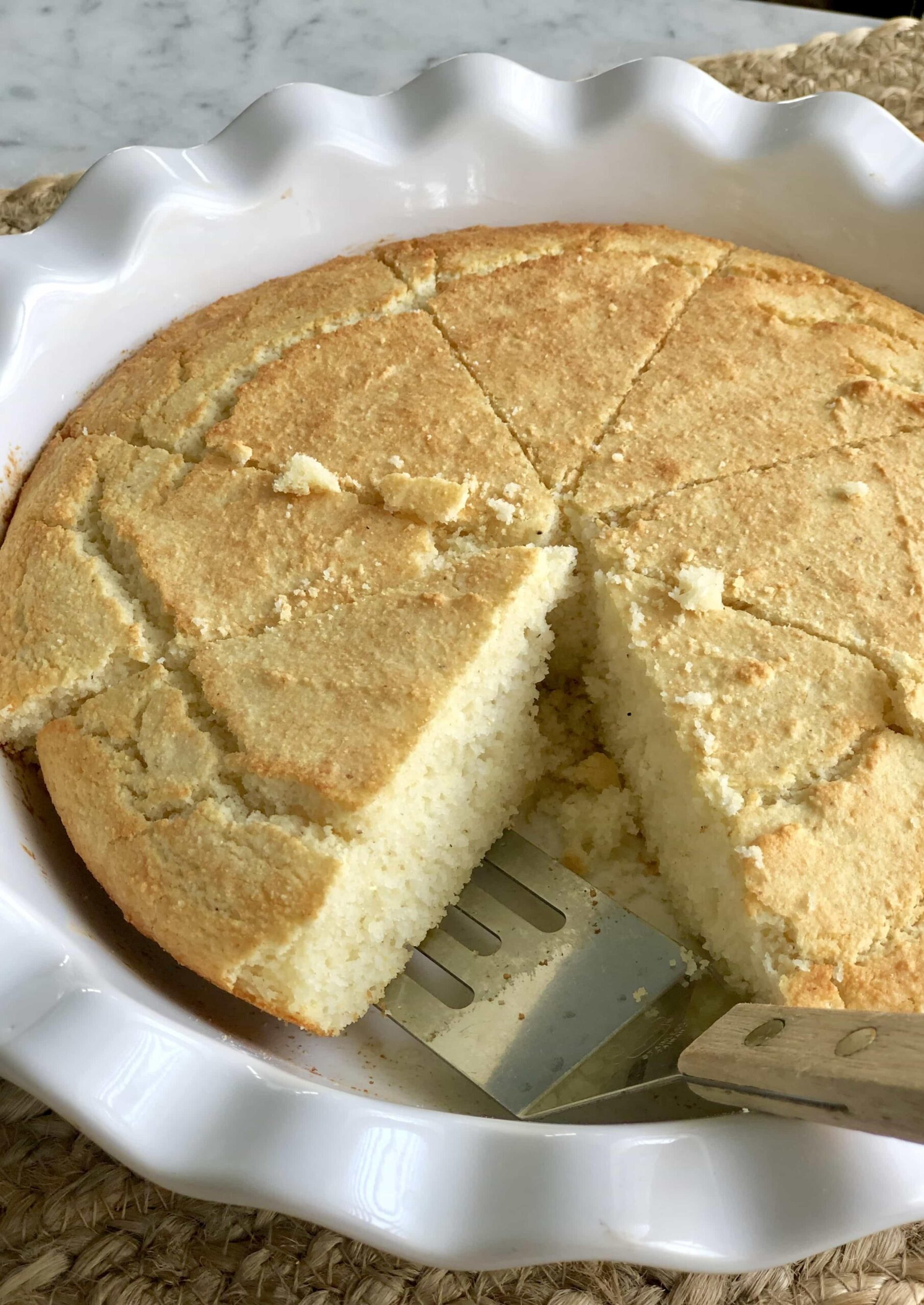  One bite of this moist, delicate cornbread and you’ll be hooked for life!