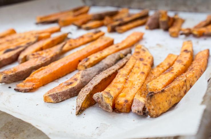  Perfectly fried sweet potatoes to add to your plate.