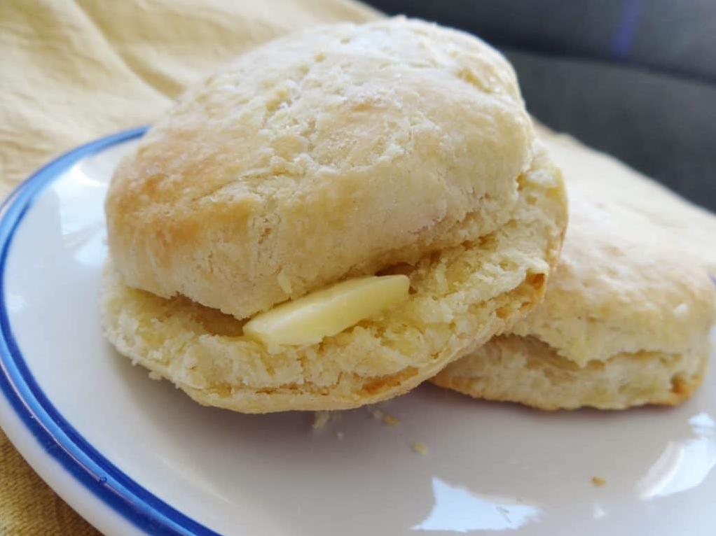  Picture-perfect biscuits, light and fluffy.