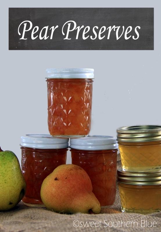  Preserving the flavors of the south: pear jam