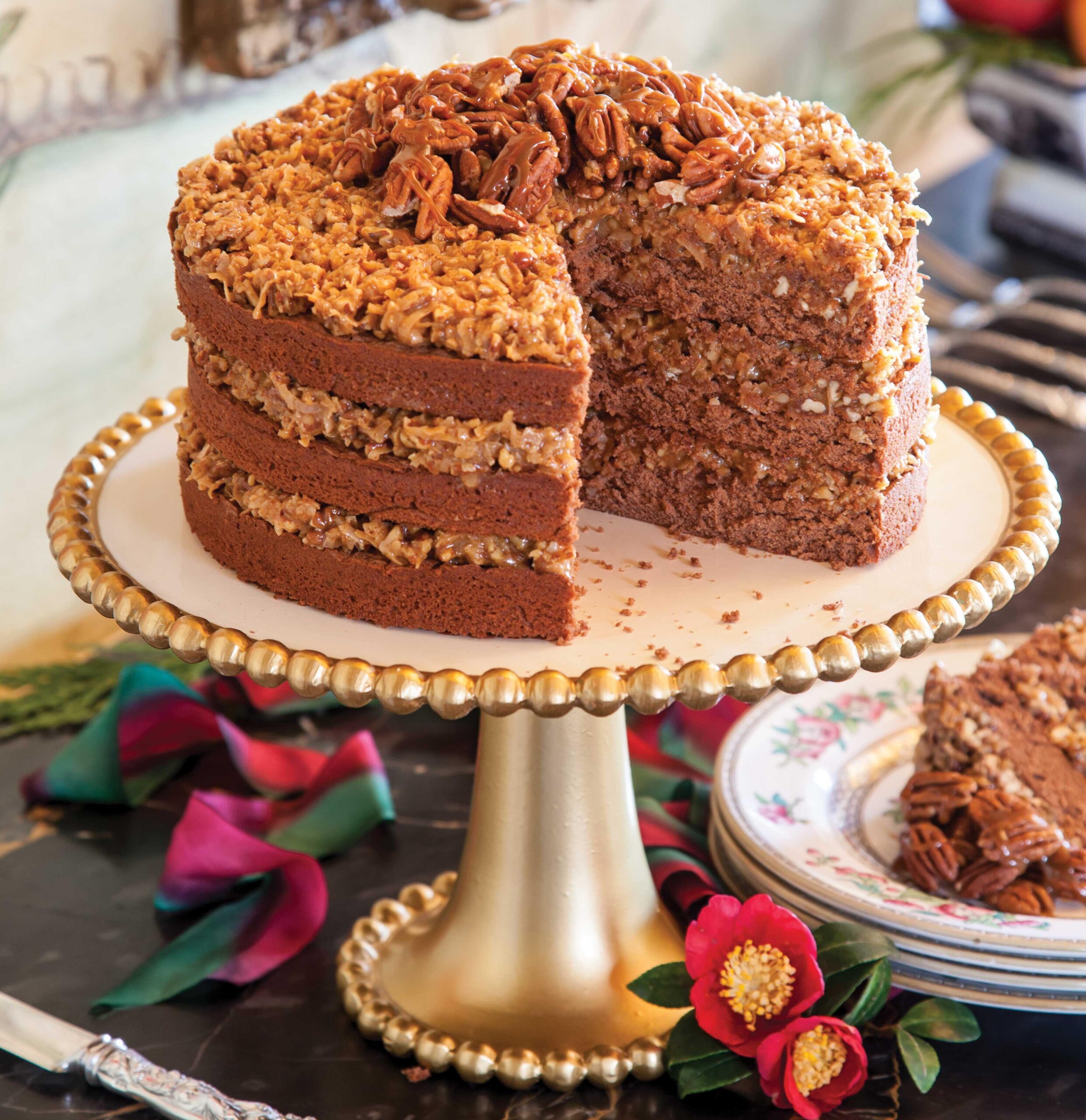  Satisfy your sweet tooth with a luscious Southern Chocolate Cake.