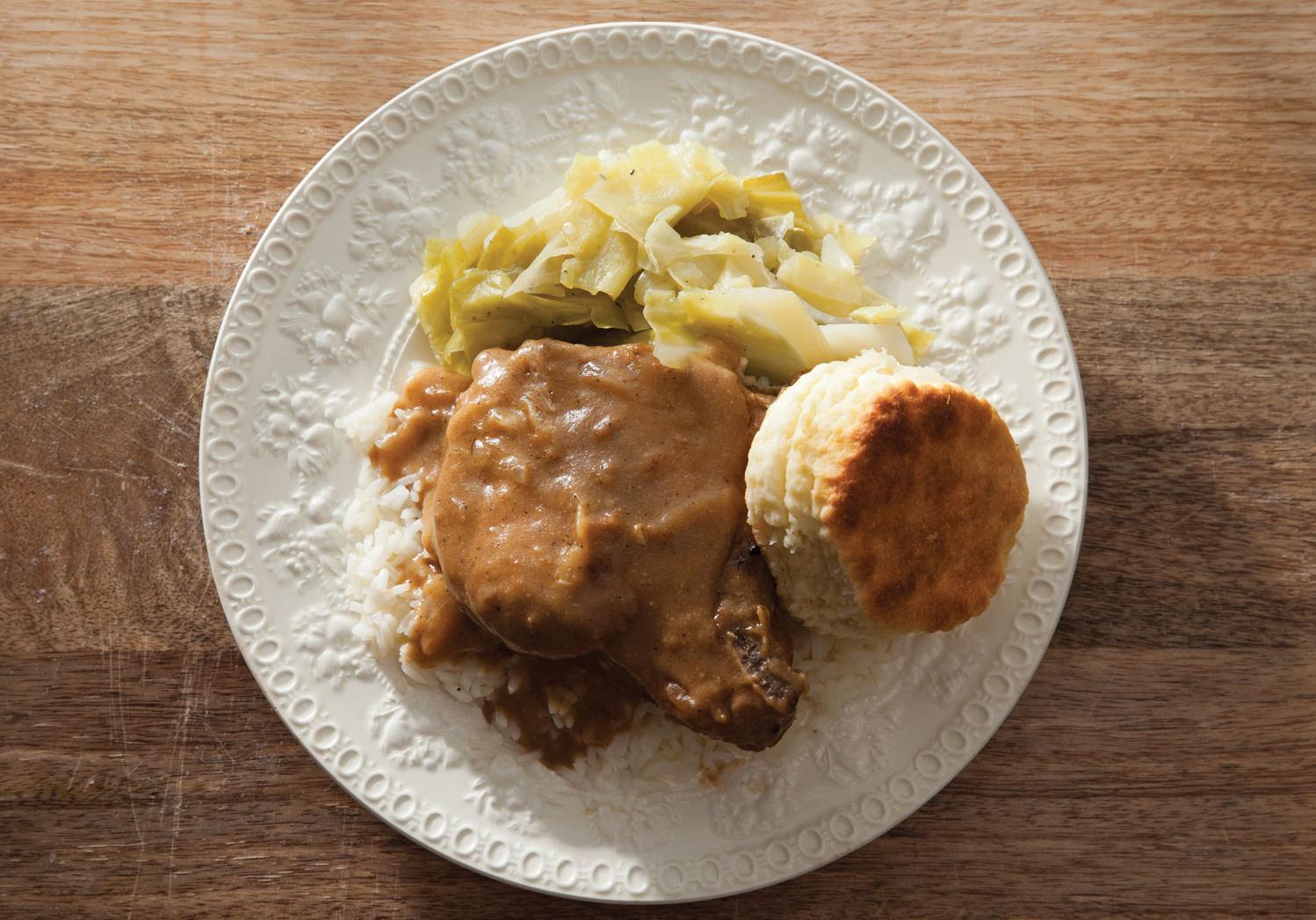 Say goodbye to bland and boring pork chops, and say hello to this delicious Southern-style dish.