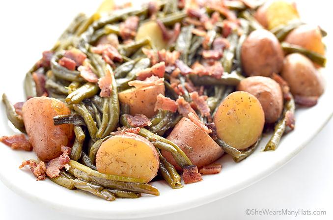  Simple ingredients but packed with flavor, these green beans and potatoes are a hit.