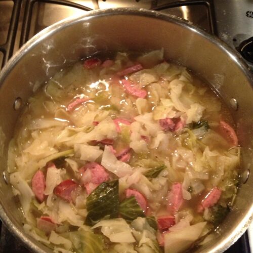 Smothered Cabbage and Onions (Southern Style Meatless)