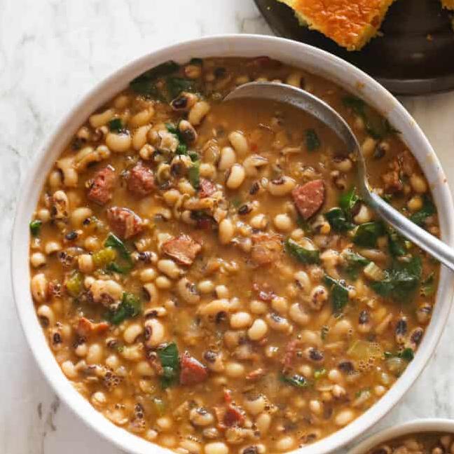  Soup season is here, and this Southern-style Black-Eyed Pea Soup is ready to warm you up!