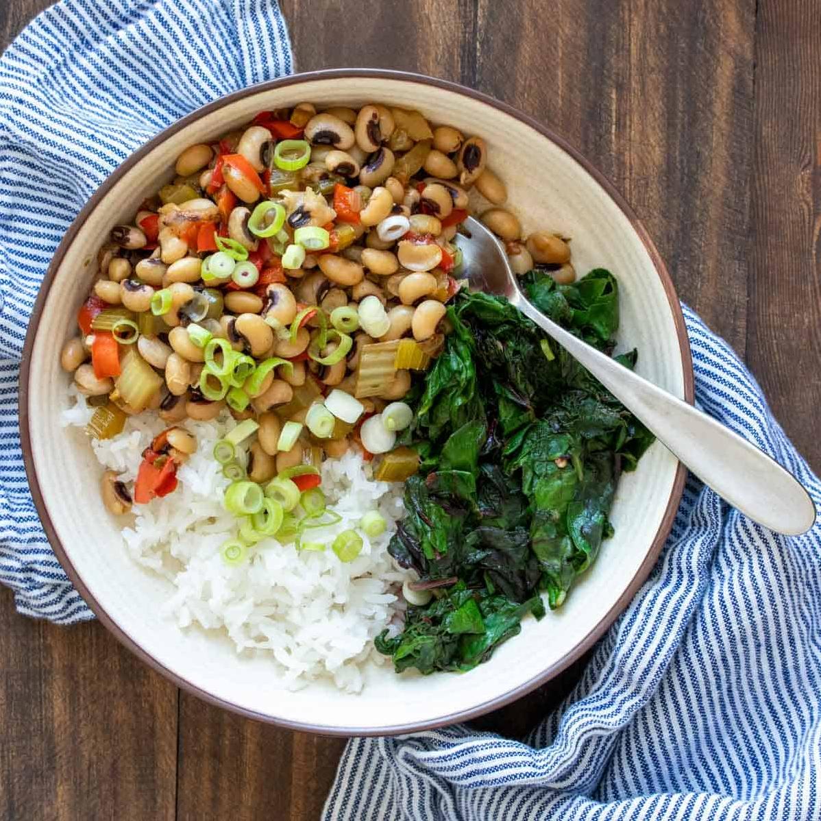 Healthy Black-Eyed Peas and Rice Salad Recipe