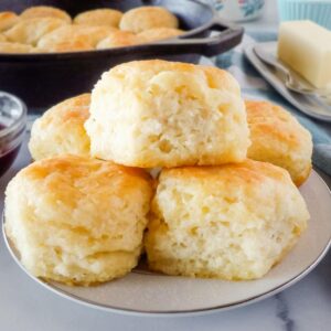 Southern Breakfast Biscuits - Easy but Light and Fluffy
