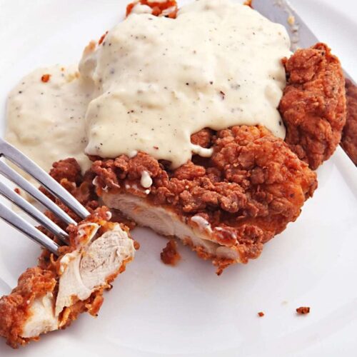 Southern Fried Chicken With Cream Gravy