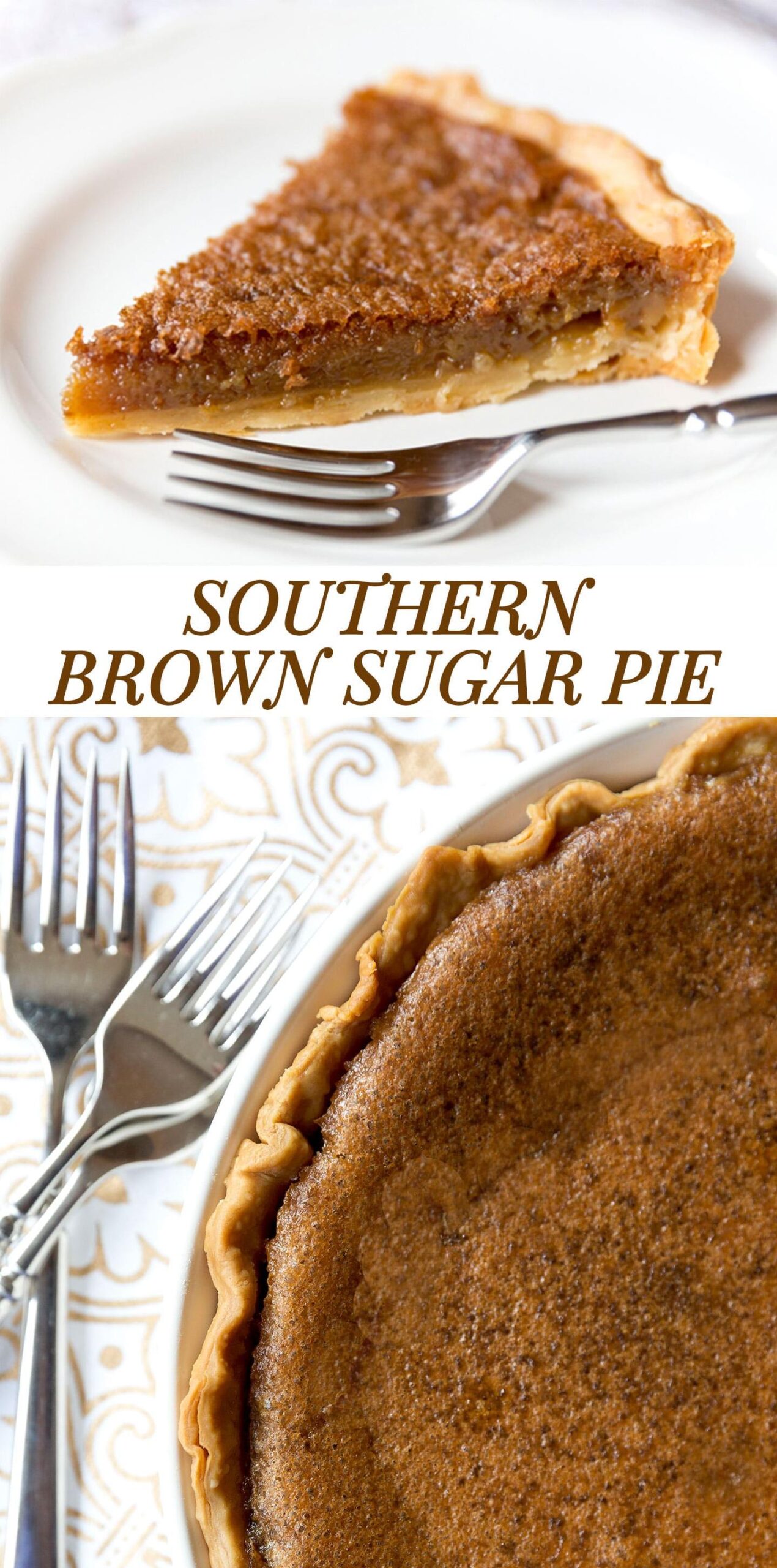 Southern Indiana Brown Sugar Pie
