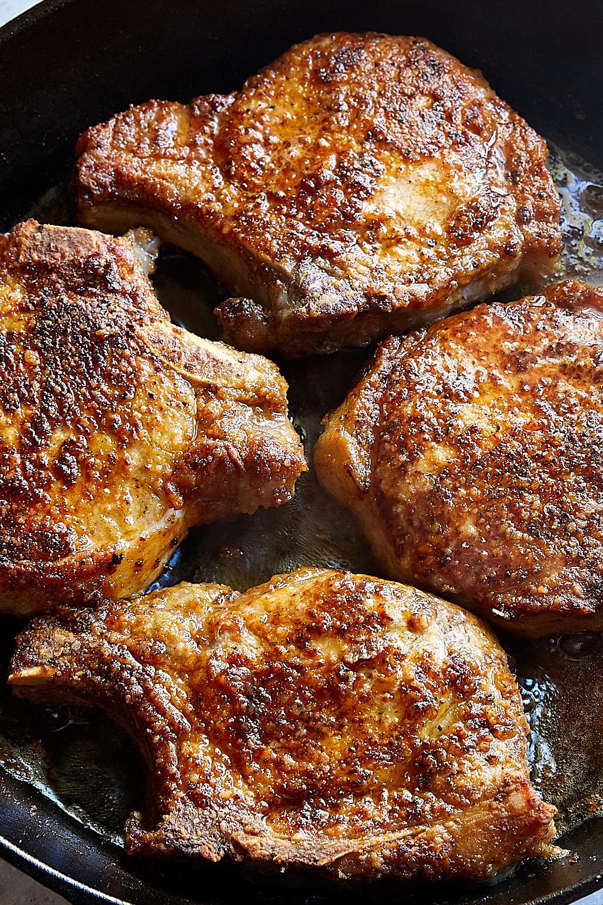 Southern Pan Fried Pork Chops