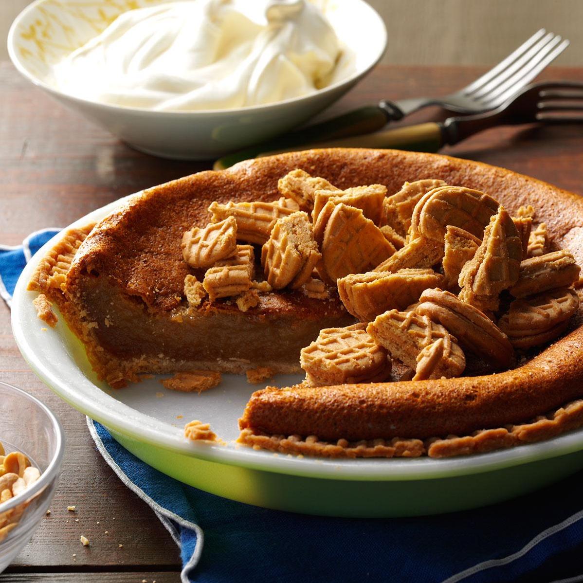 Indulge in the Luxurious Peanut Butter Pecan Pie