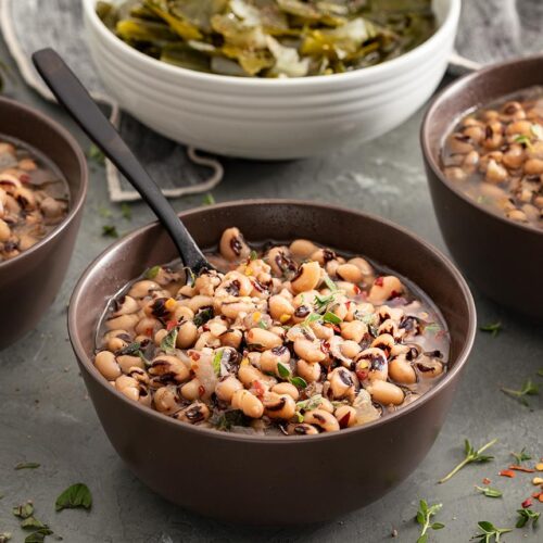 Southern Style Black-Eyed Peas (Adapted from Vegetarian Cooking