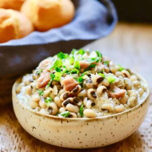 Southern Style Black-Eyed Peas and Rice Hopping John Recipe