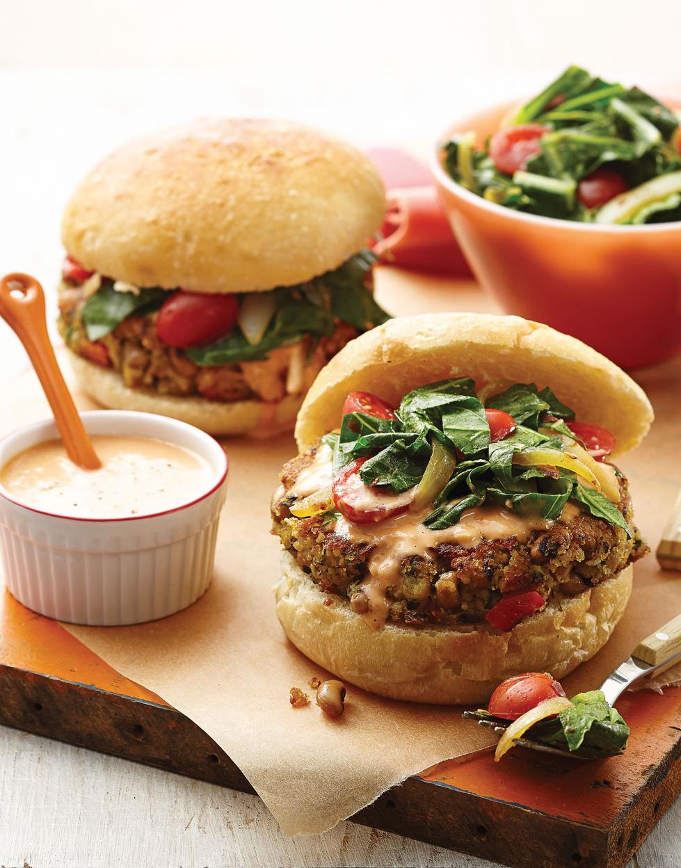 Southern-Style Veggie Burgers