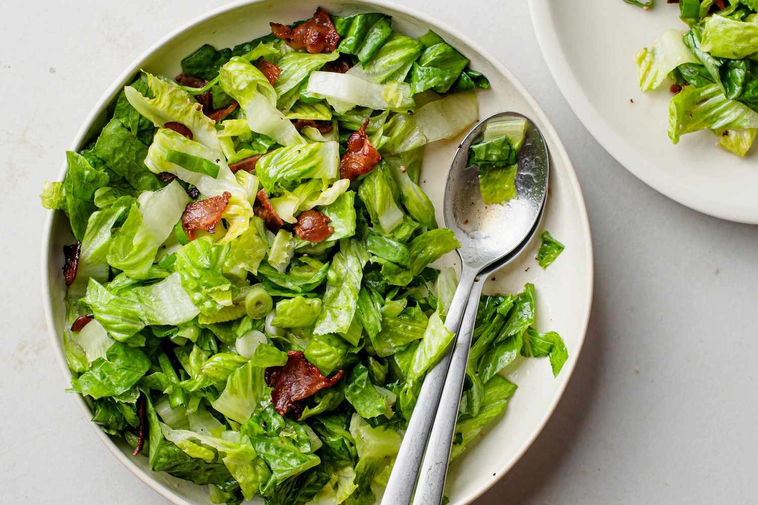 Southern Style Wilted Lettuce Salad