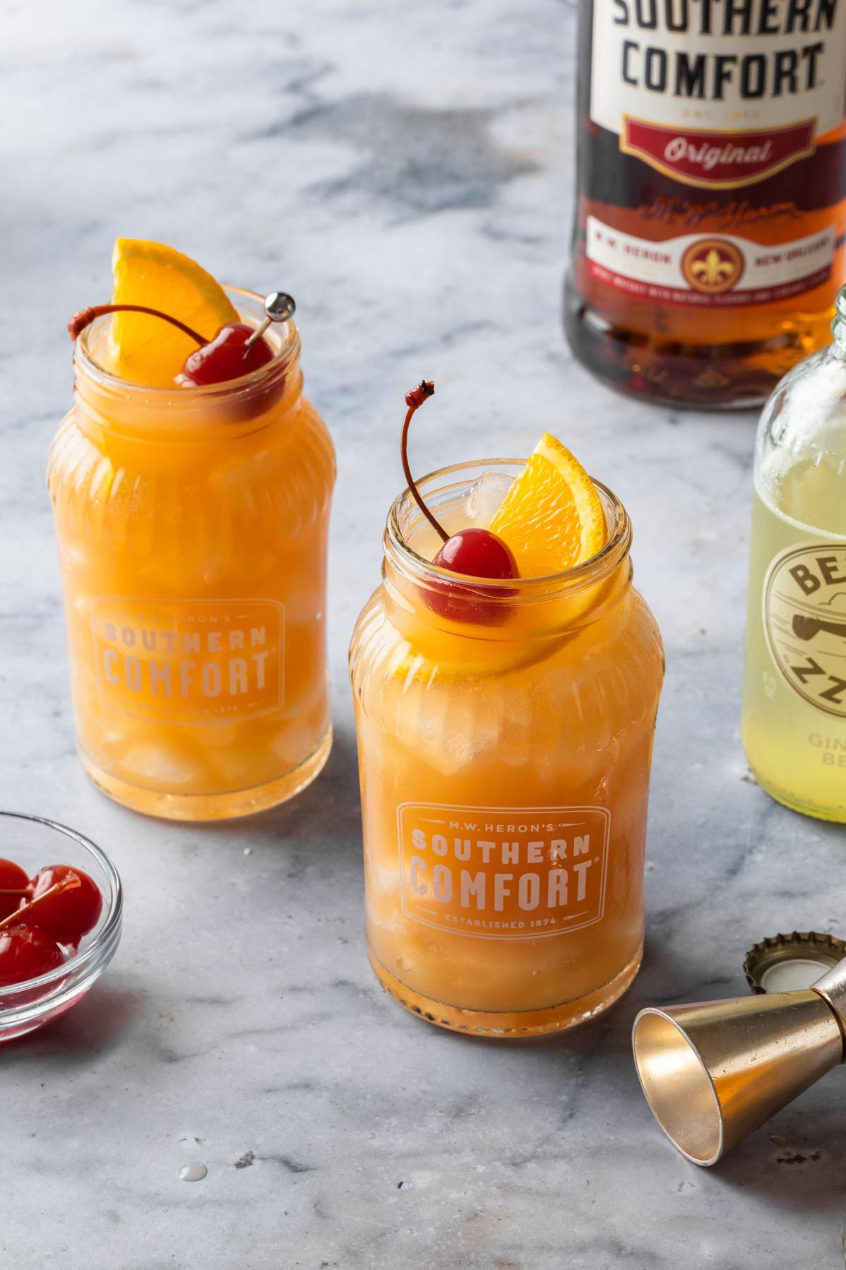  Take a sip of the South with our lip-smacking delicious Southern Comfort recipe.