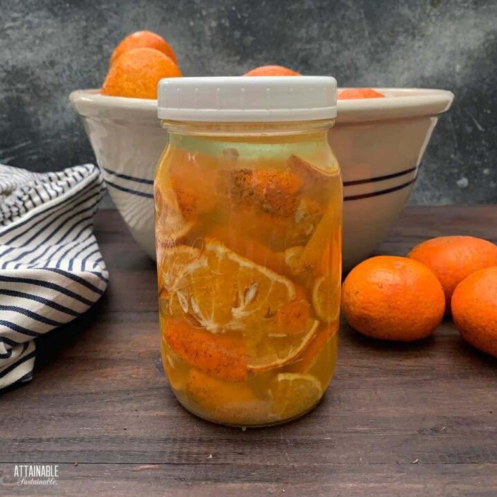  Tangy and sweet, these preserved oranges can be a great addition to any salad or dessert.