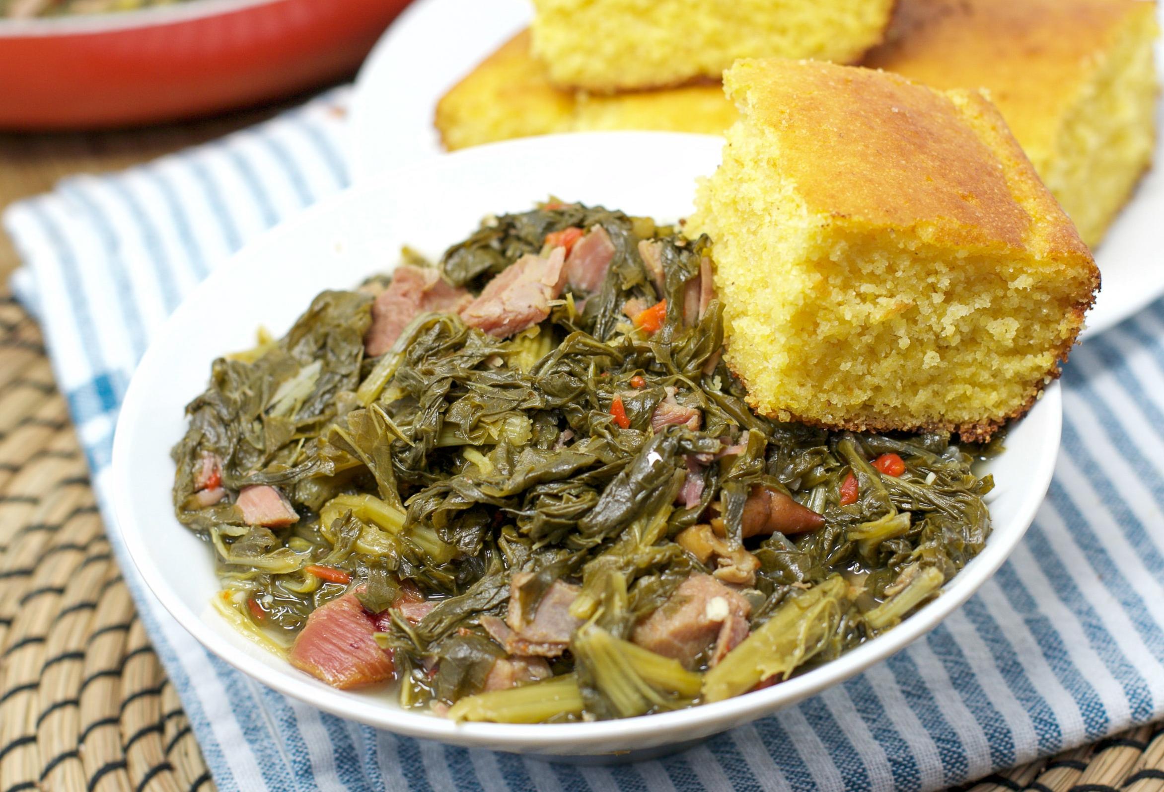  Taste the true southern essence with our turnip greens.