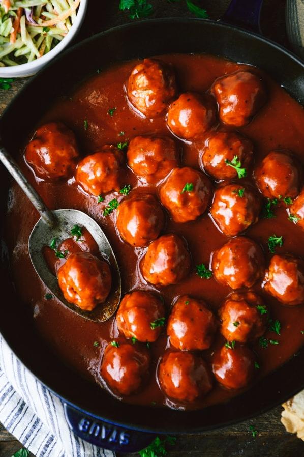  The aromas coming from the oven are making my stomach growl, I can't wait to try one of these meatballs.