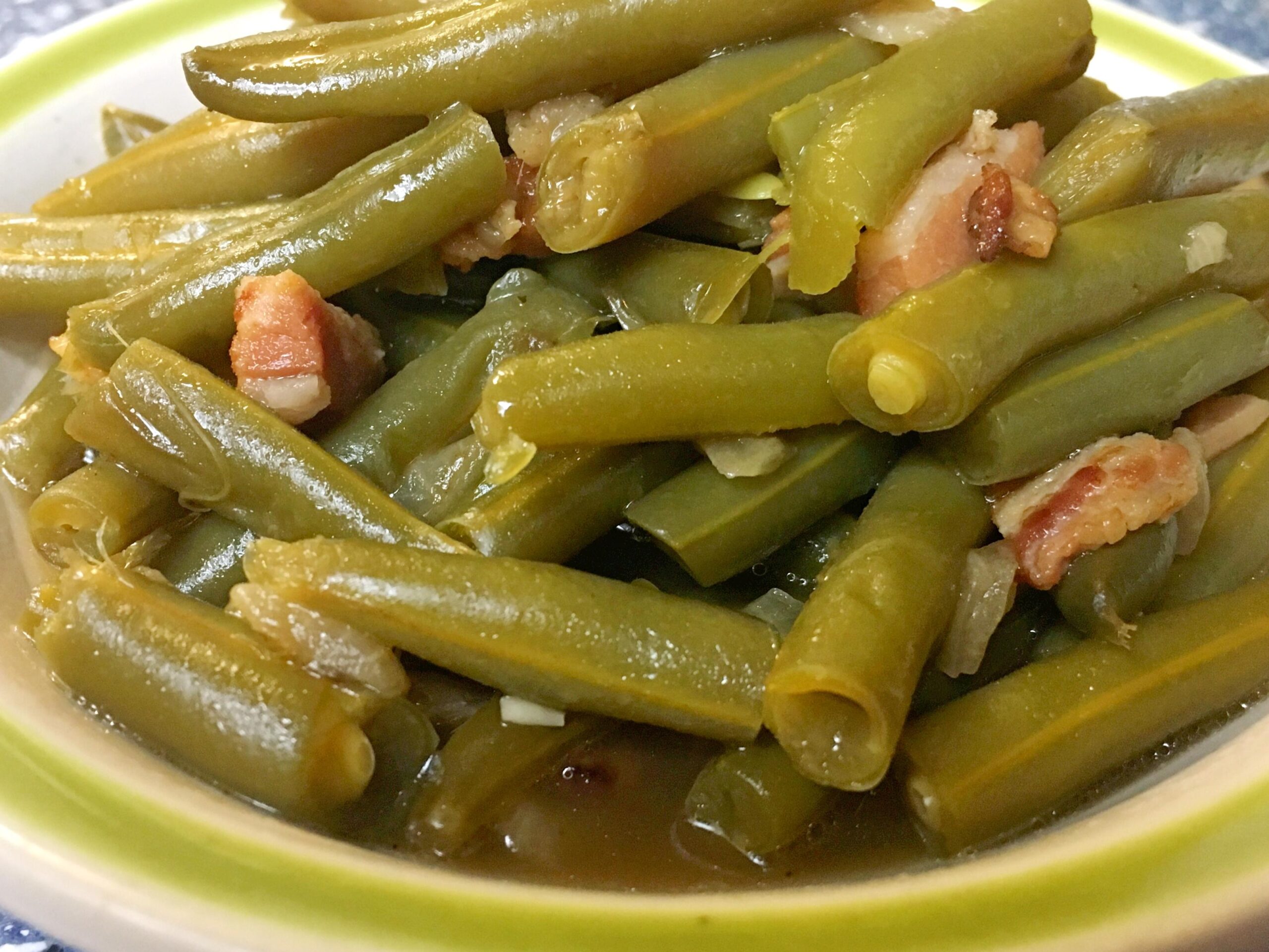  The combination of bacon and green beans is a match made in heaven.
