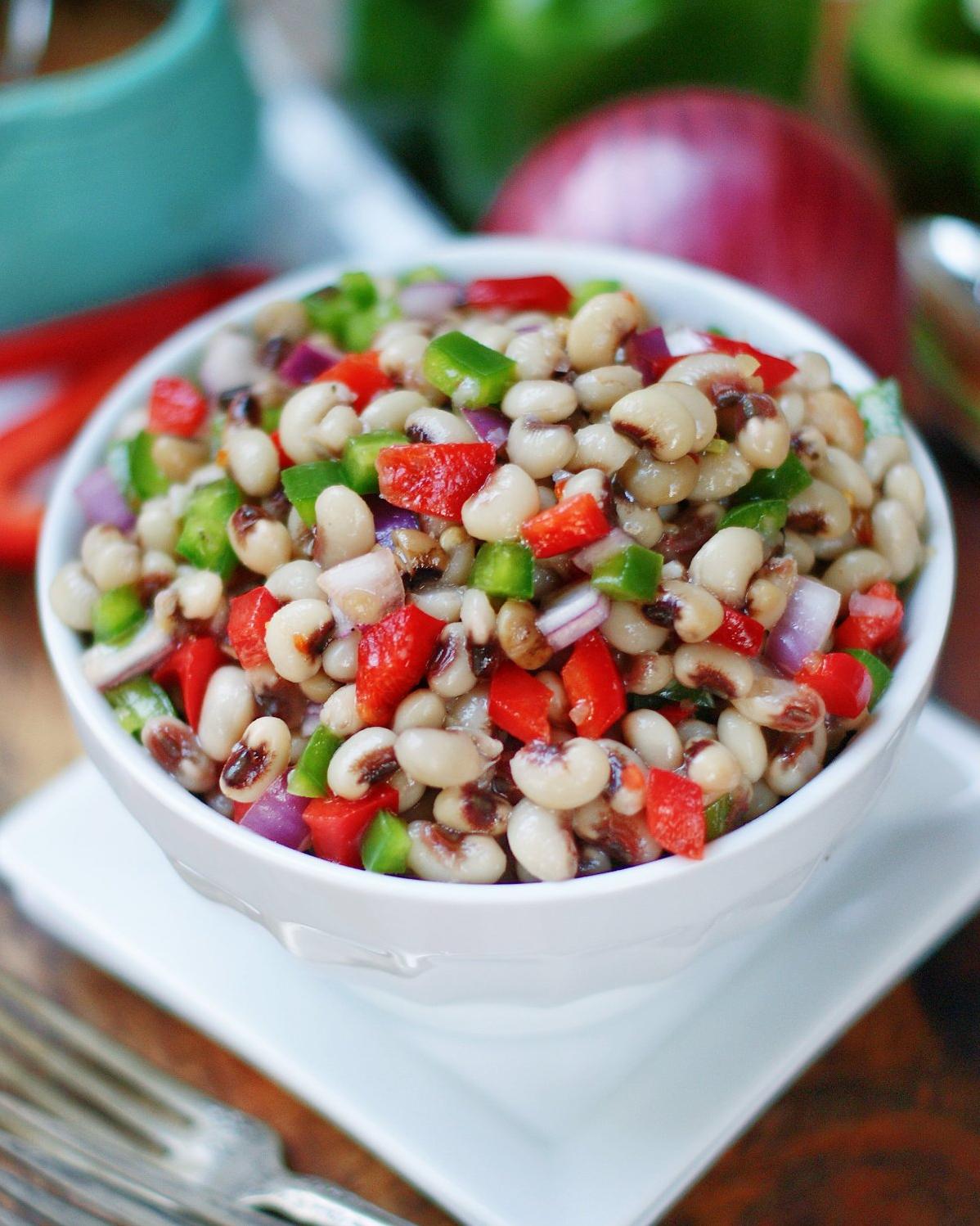  The combination of black-eyed peas, rice, and veggies is a match made in heaven.