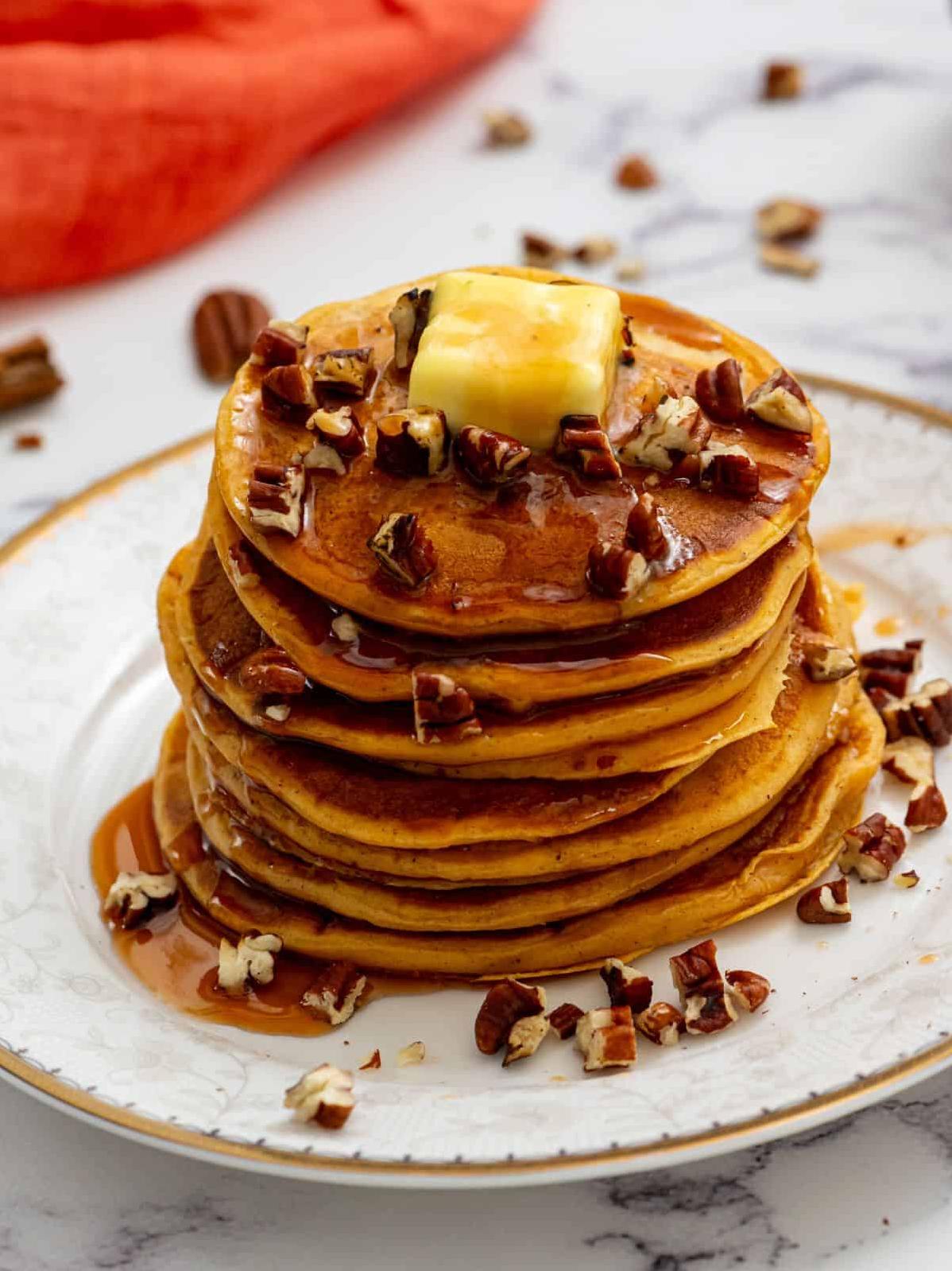  The perfect balance of sweet and savory, these pancakes are a southern-style treat.