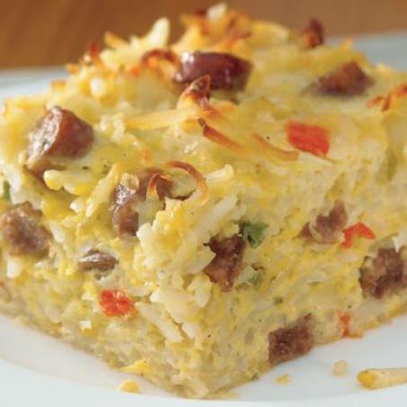  The perfect way to start your day is with a big slice of this casserole.