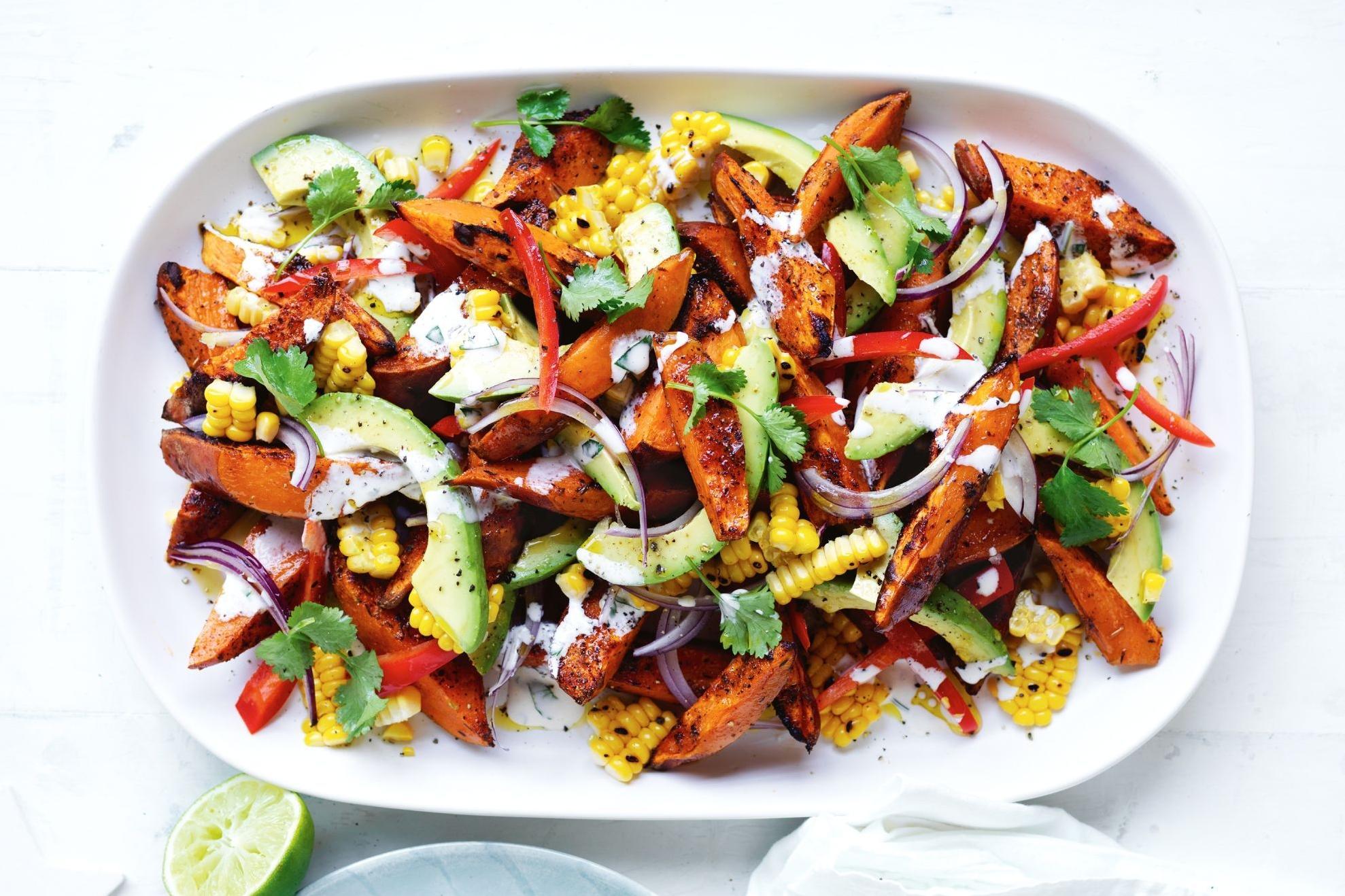  The vibrant colors of this slaw will brighten up any plate