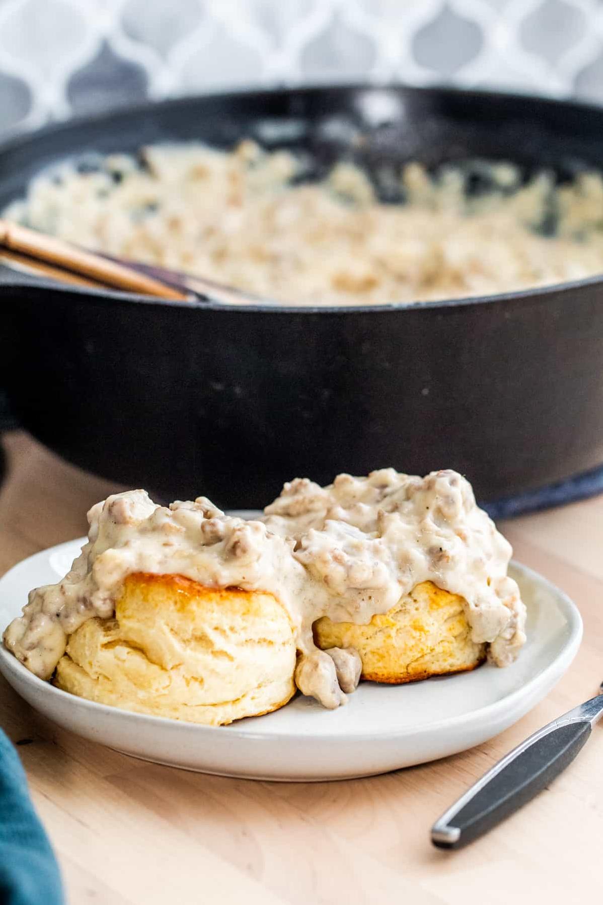  There's nothing like homemade sausage gravy, and this recipe is an easy one to follow!