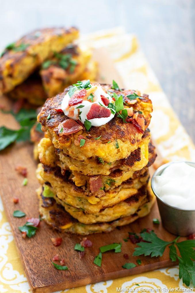  These corn cakes are the ultimate comfort food with a southern twist