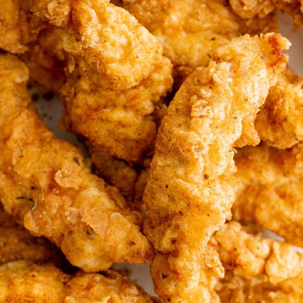  These crispy chicken strips are perfect for your next game day party