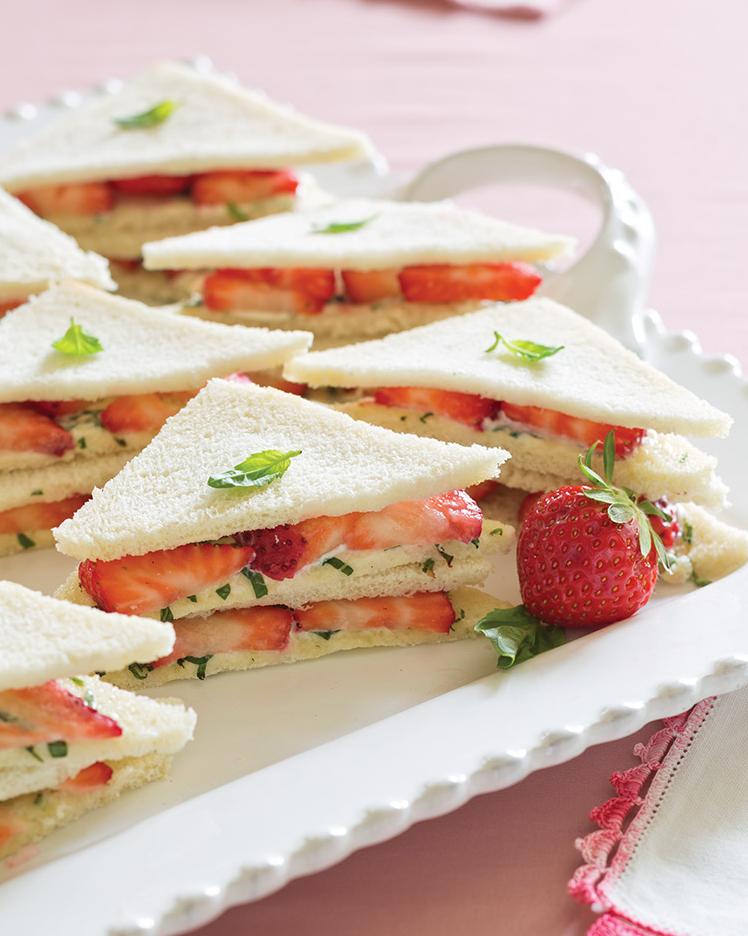  These dainty Southern tea sandwiches are the perfect addition to any elegant brunch or afternoon tea party.
