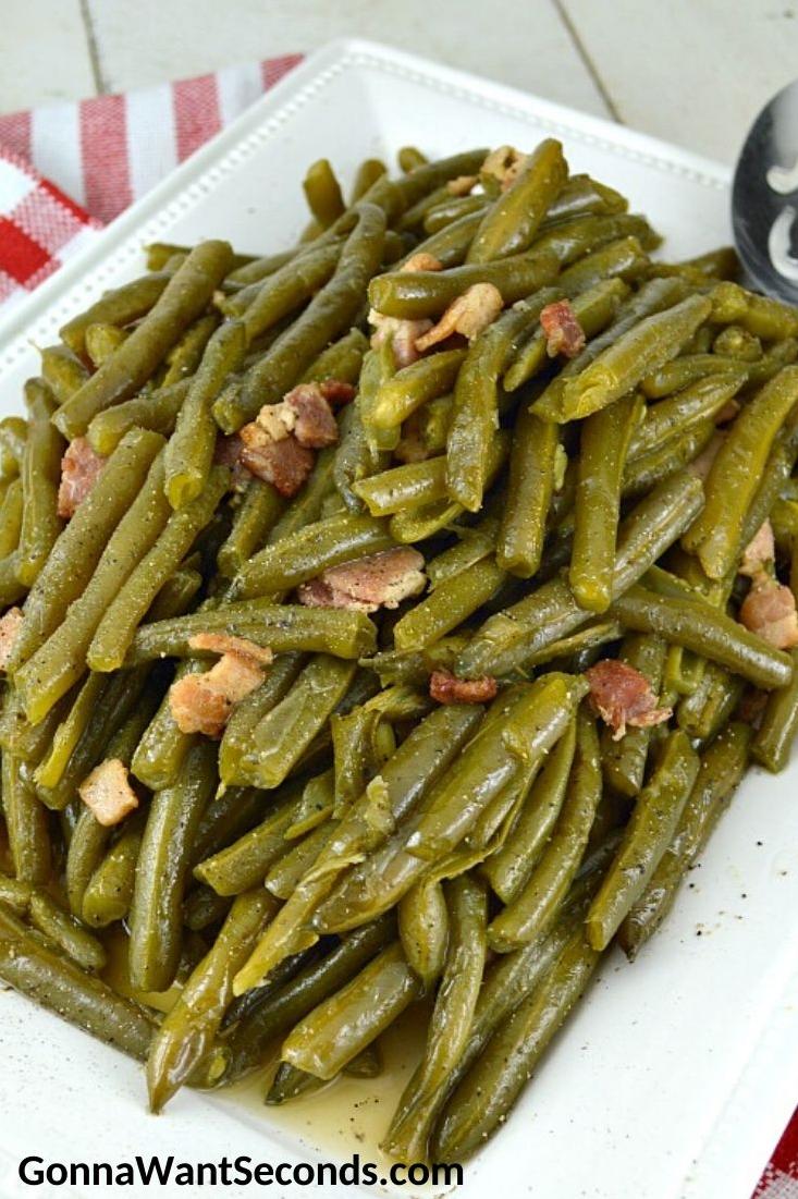  These green beans will have you feeling like you're sitting on a front porch in the south.