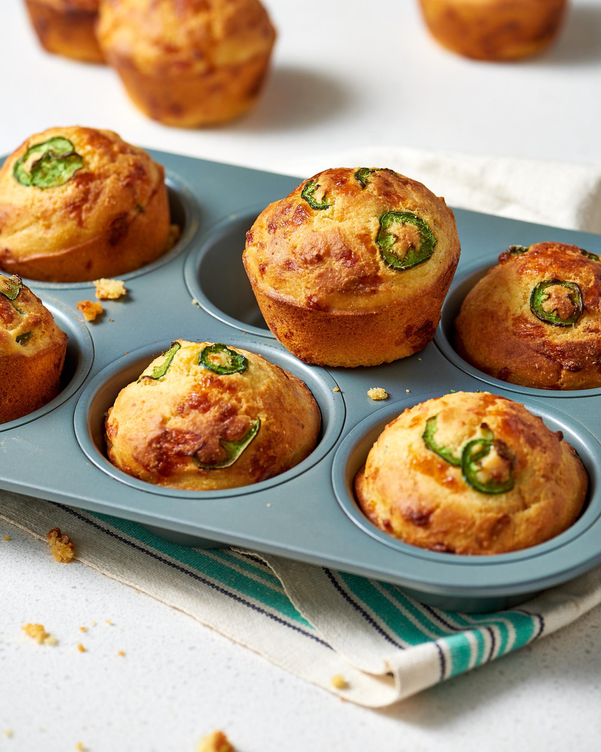  These moist and fluffy muffins are sure to be a hit with any brunch crowd.