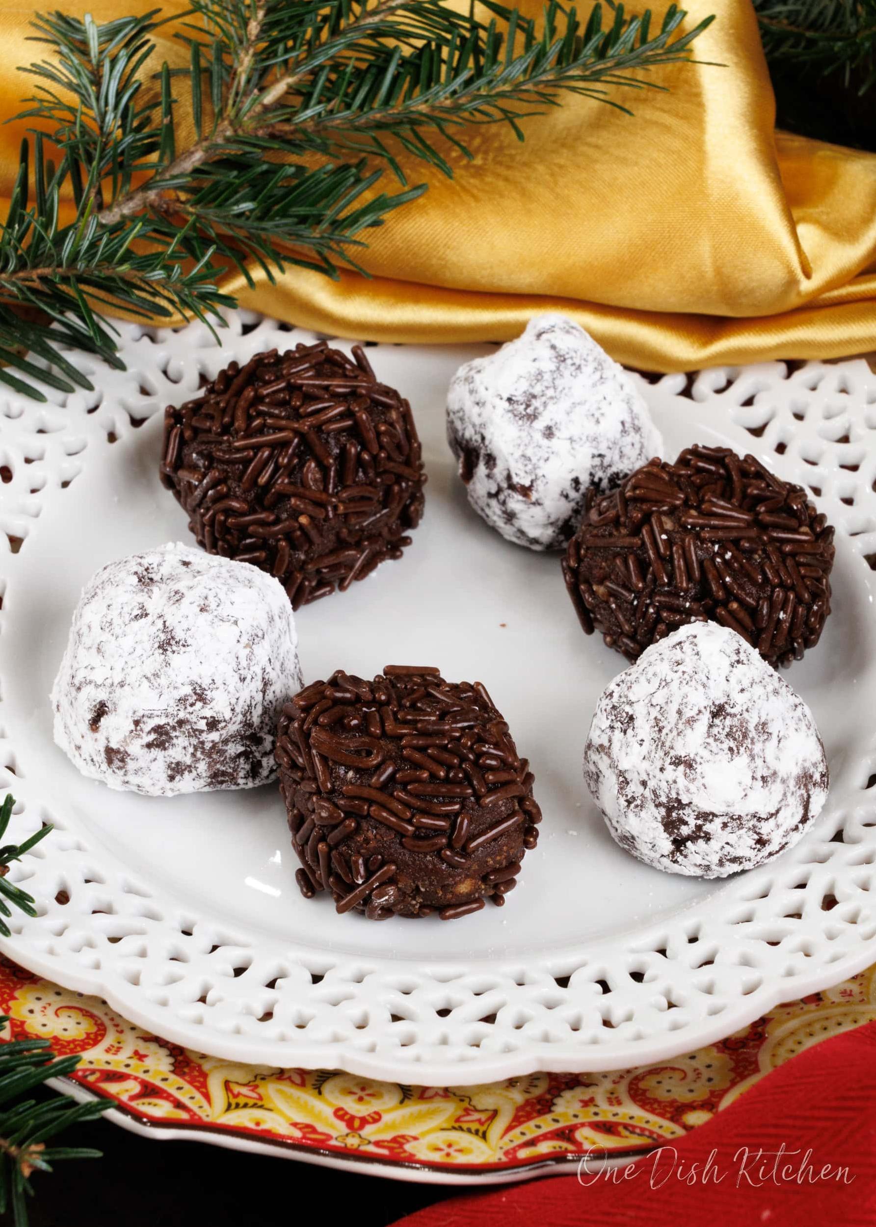  These rum-infused chocolate truffles are the ultimate holiday indulgence.
