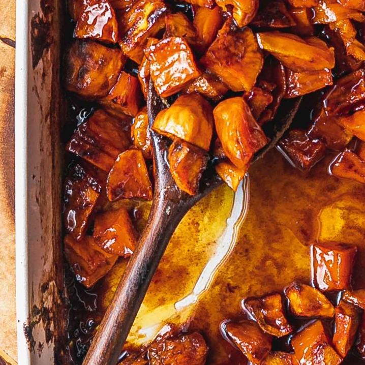  These Southern Comfort Sweet Potatoes are a game changer.