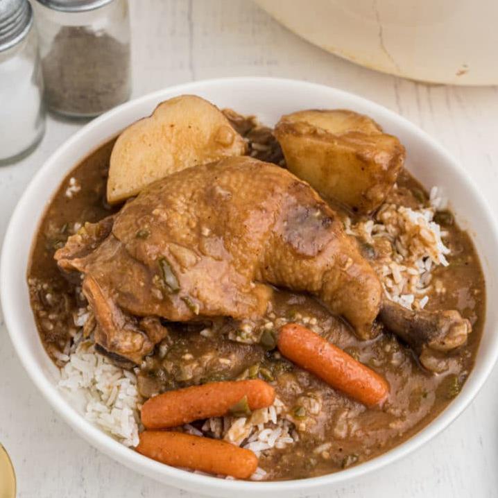  This chicken stew is like a warm hug in a bowl.