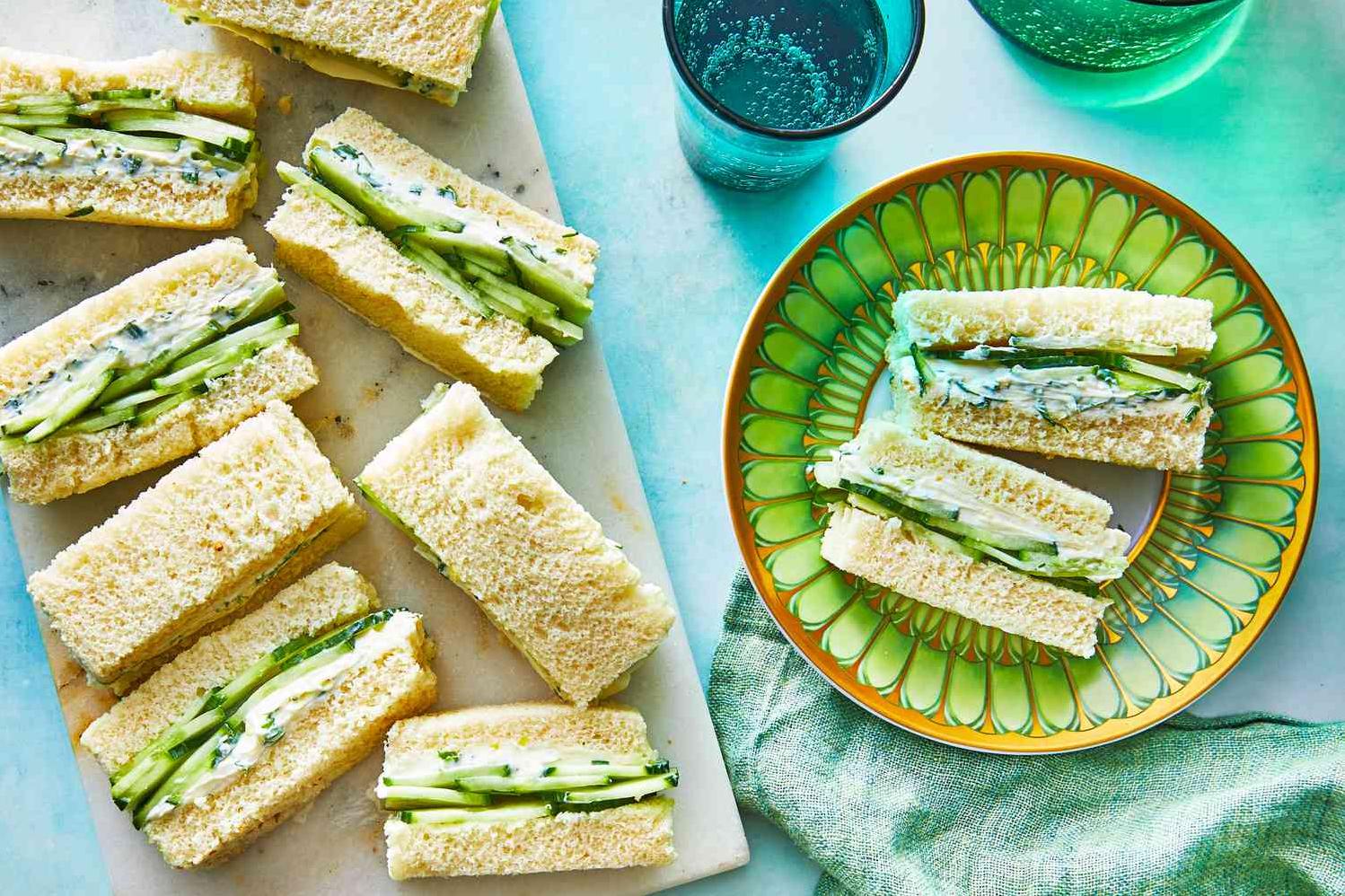  This delicious tea sandwich is the perfect balance of savory and sweet.