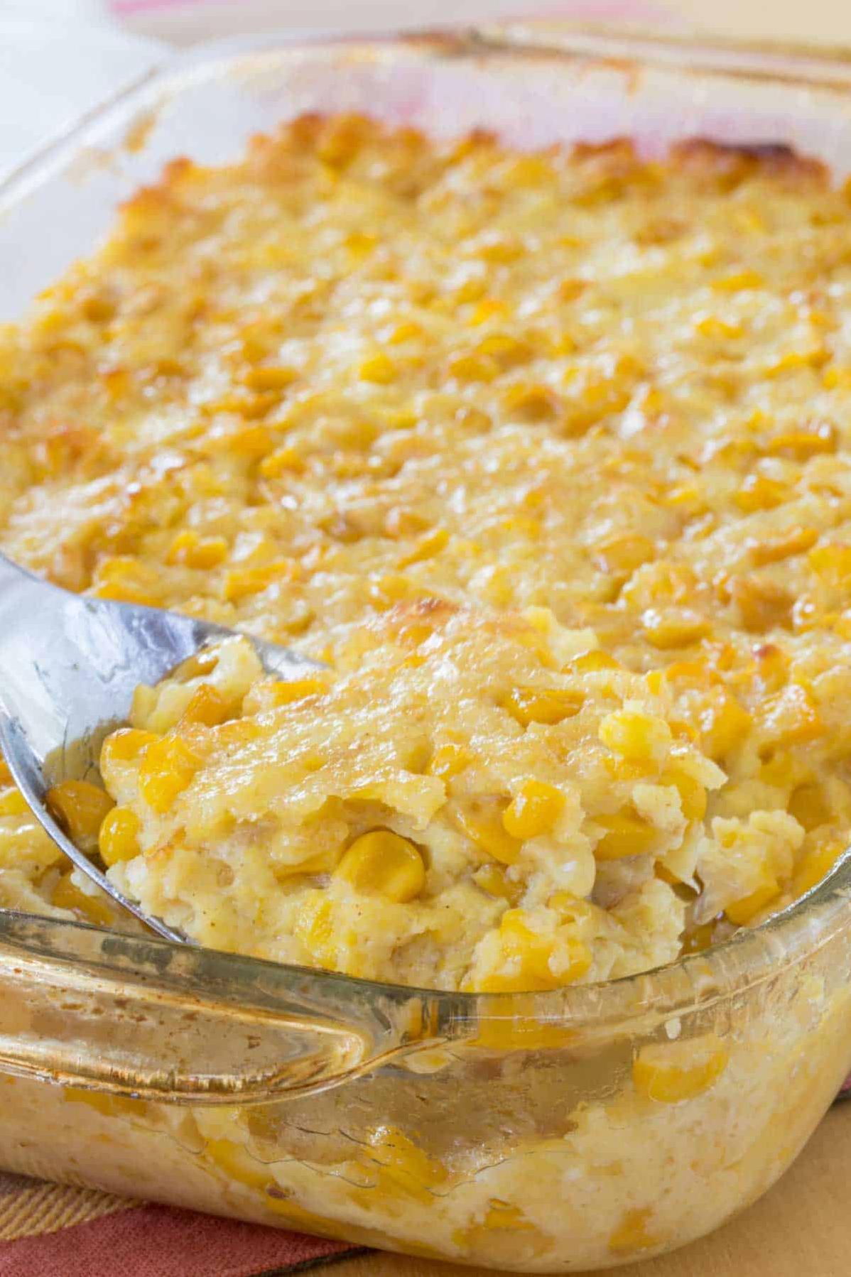  This hearty dish brings together the richness of butter, cream, and corn.
