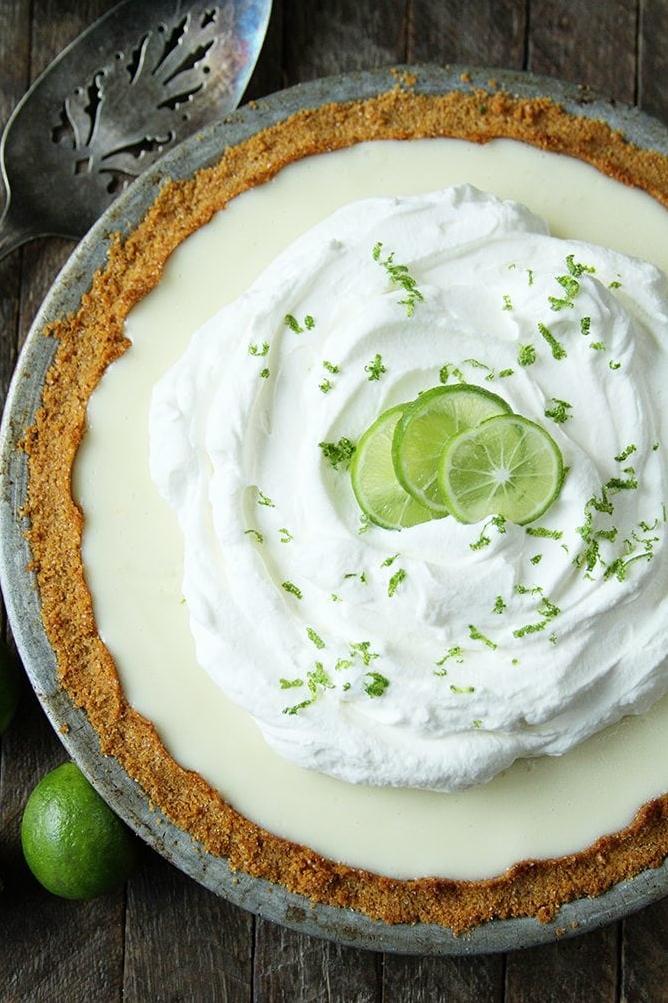  This pie is like a vacation in your mouth.