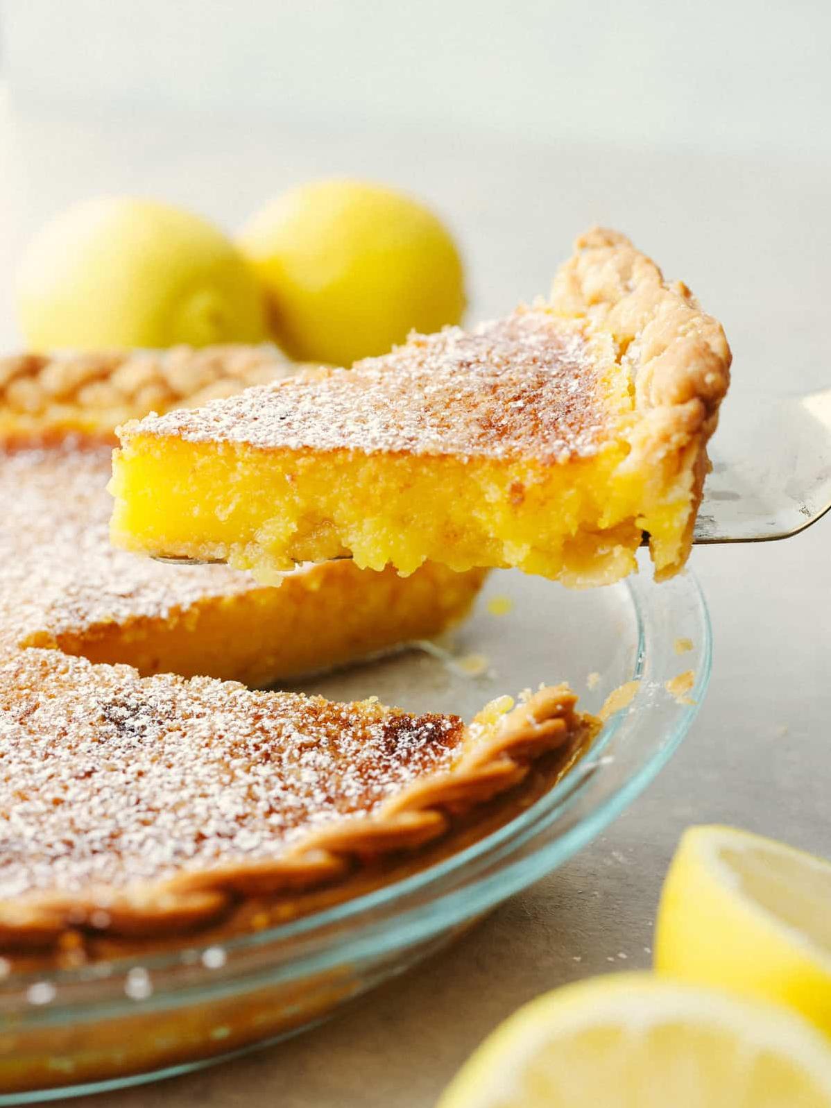  This tangy lemon chess pie is the perfect dessert for any occasion!