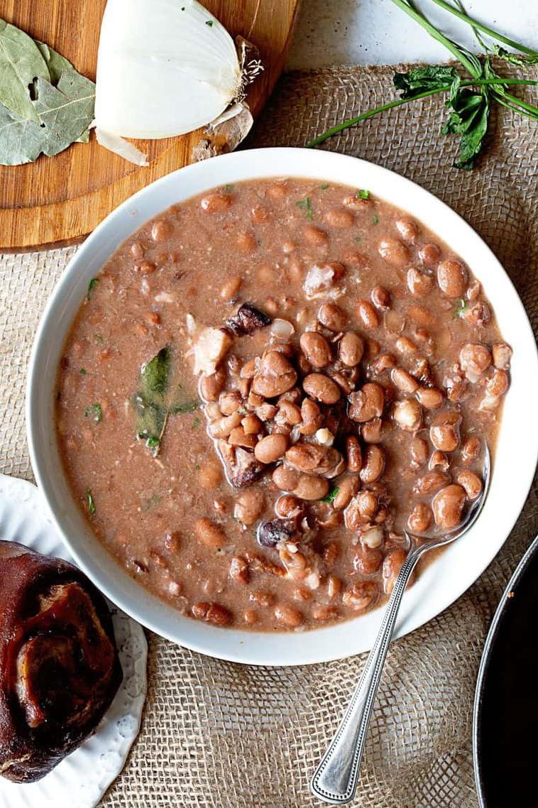  Warm and comforting: Homemade pinto beans and ham hocks