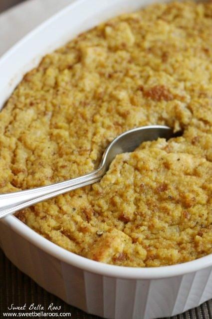  We Southern folk take our cornbread dressing seriously, and this recipe is no exception.