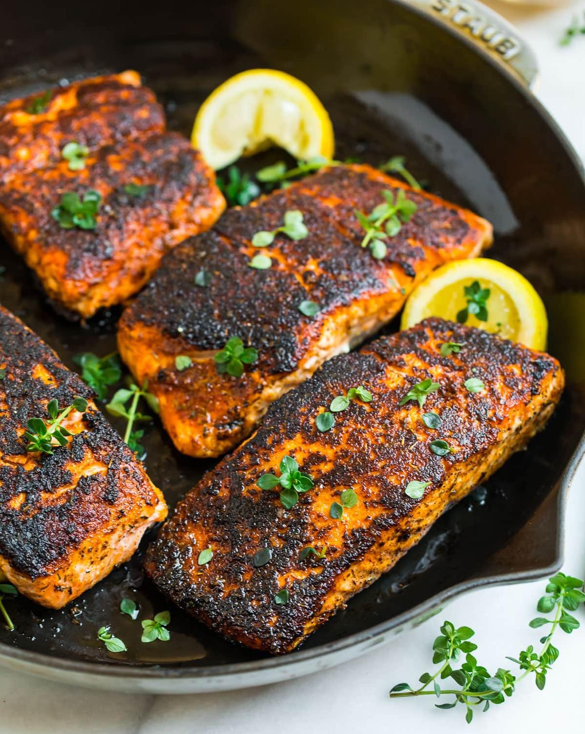  Who needs a seafood restaurant when you can make this amazing grilled salmon at home?