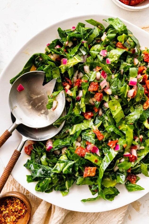  With this recipe, you won't have to boil greens for hours to get them just right
