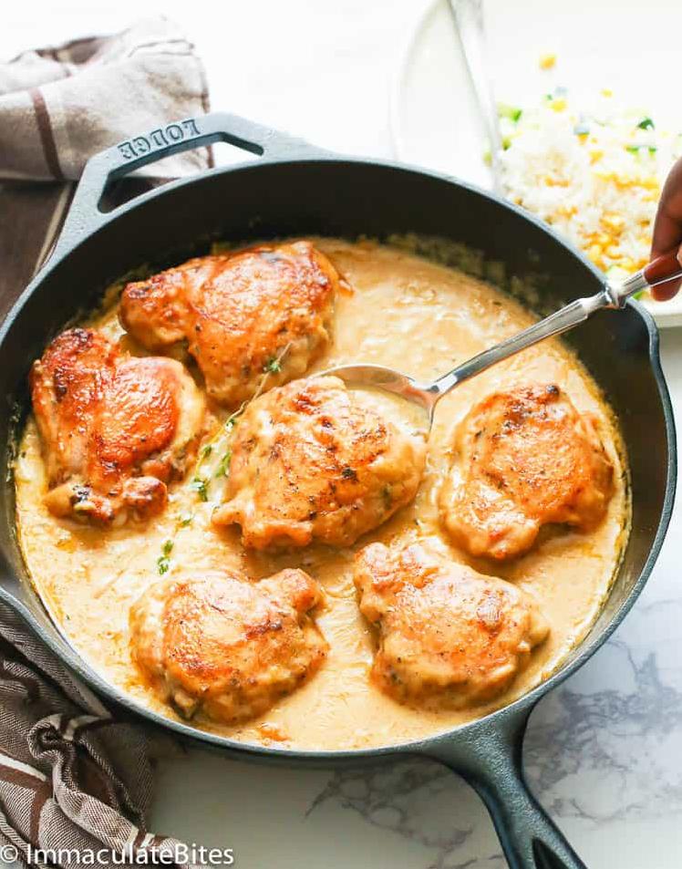  You won't want to share this smothered fried chicken with anyone