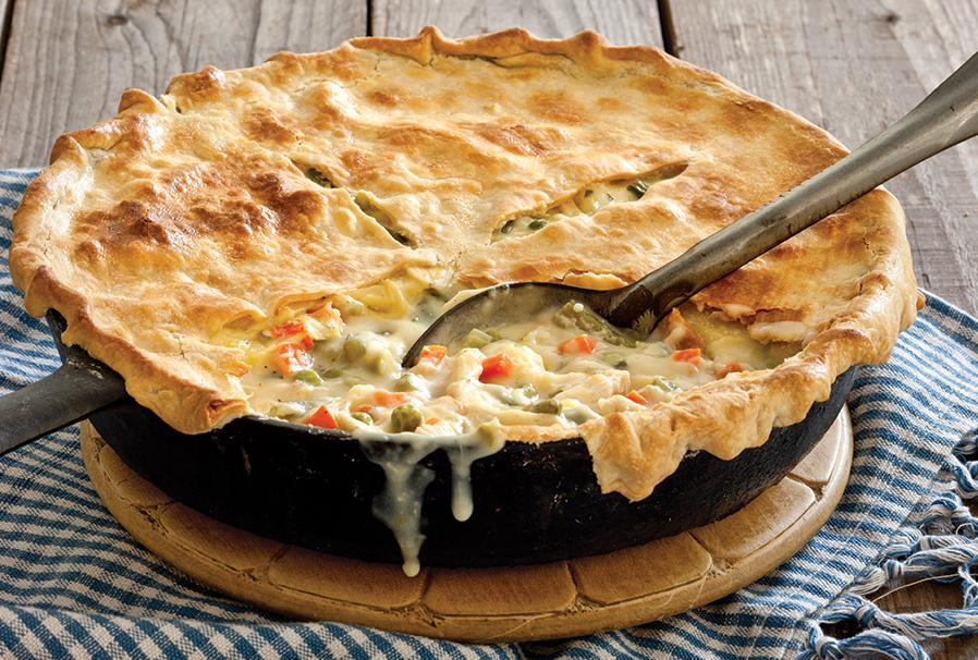  Your kitchen will smell heavenly with this savory pie baking in the oven.