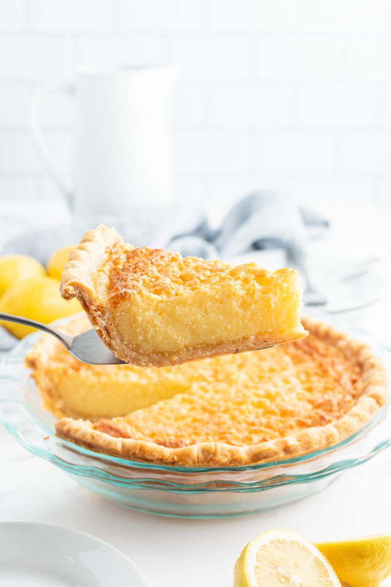  Your kitchen will smell like sunshine on a cloudy day as this pie bakes.